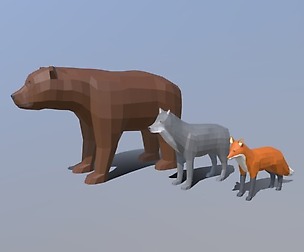 Low Poly Forest Animals Pack