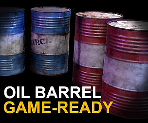Oil barrel Game Ready