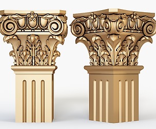 Classical Column for cnc