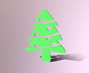 Low Poly Fir Tree Decorative Object Free