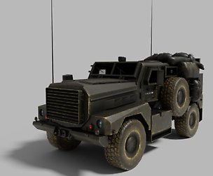 Cougar Army Truck + Interior