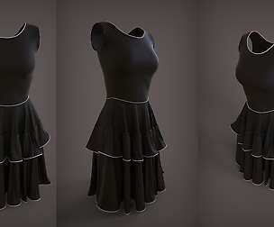 Outfit - Multi Layered Dress