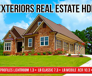 Exteriors Real Estate HDR profiles LR ACR