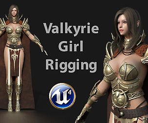 Valkyrie Warrior Rigging Unreal