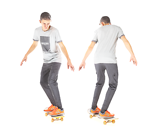 Young man on a skate 36