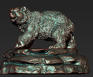 0126 Bear Model 3D Print Model
