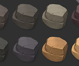 Stylized Rocks Smart Materials Substance Painter
