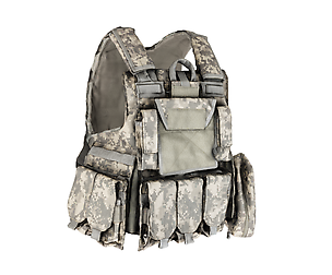 Military Body armor of ACU with PBR textures 20