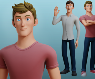 Alex, Blender Rig