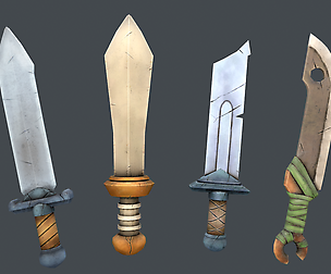 Stylized sword set