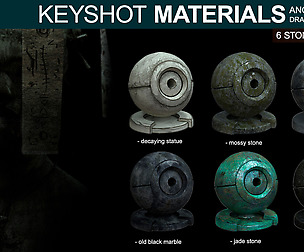 Ancient Stone Materials for Keyshot