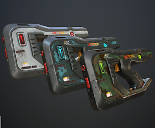 Sci-fi pistols vol pack