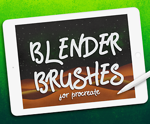 BLENDER BRUSHES FOR PROCREATE