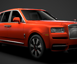 Rolls Royce Fux Orange Cullinan 2020