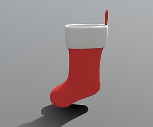 Cartoon Christmas Stocking