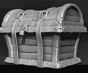 3D Treasure Chest High Poly
