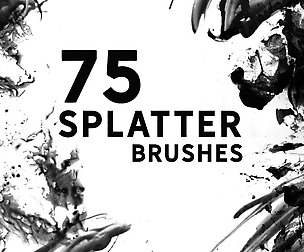 Splatter Photoshop Brushes