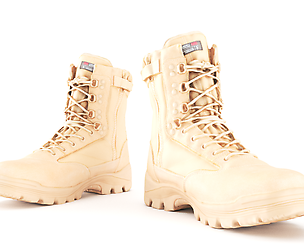 Military boots of color sand 15