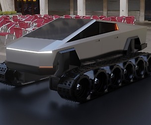 Tesla Cybertruck (Cybertank)