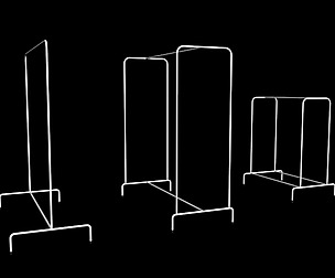 Pack 3 Clothes Racks
