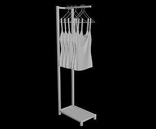 tank top tshirt woman rack