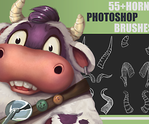 55+ Photoshop Horns Brushes