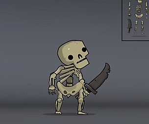 Free Animated Skeleton Character
