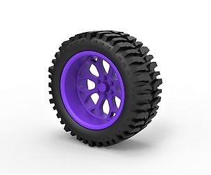 Offroad wheel for lifted trucks