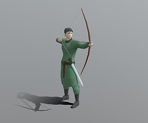 Low Poly Archer