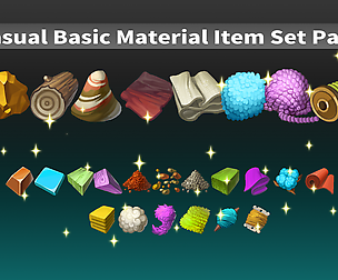 Casual Basic Material Item Set Pack