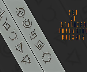 Stylized characters
