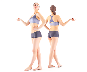 Slim sporty woman 11
