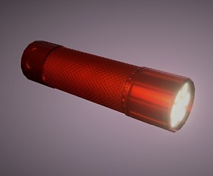 Led Torch Lamp low-poly game ready