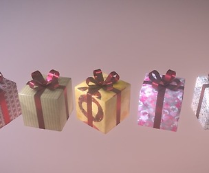 Presents PBR Low-Poly Game Ready