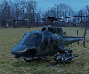 Changhe Z-11 Helicopter Rigged
