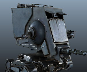 Star Wars AT-ST - low poly