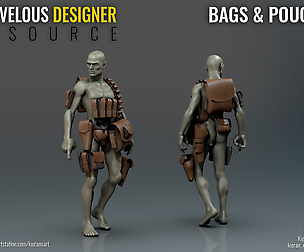 Bags - Marvelous Designer Resource