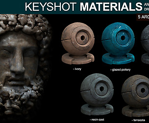 Archeology Materials for Keyshot