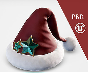 Santa Hat - Game Ready (Free)