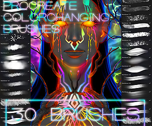 Procreate Color Changing Brushes
