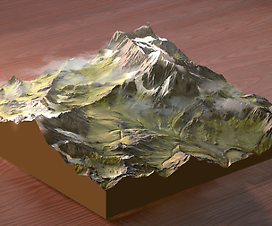 Gaea - Summer Alps Mountains