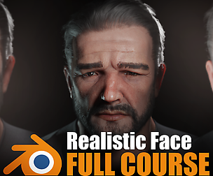 |TUTORIAL| Realistic Face Creation in Blender