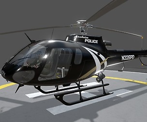 AS-350 Anaheim Police Animated