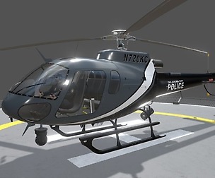 AS-350 Oklahoma City Police Animated