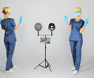 Surgical nurse ready for surgery 108