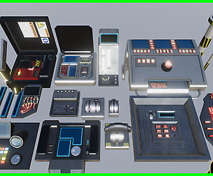 Sci fi Buttons Levers and Gear Ultimate Pack