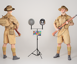 Australian infantry character from World War 2 39