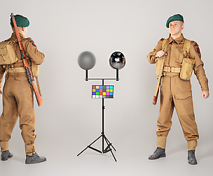 British commando character from World War 2 40