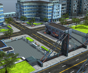 City Buildings and Props Pack - low poly