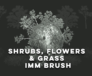 Shrubs, Flowers & Grass IMM Brush